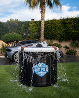 Bañera de hielo Frost Polar XL con salpicadura de agua